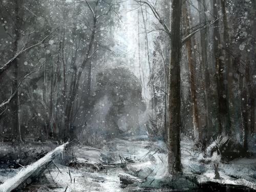 Príšera v zamrznutom lese