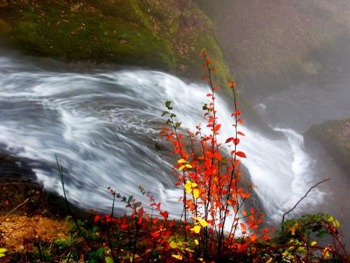 Jesenný vodopád