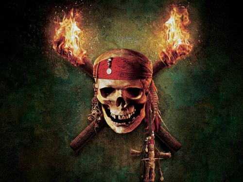 Piráti z Karibiku lebka